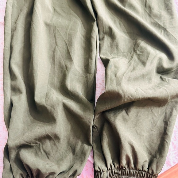 MIA Olive Green Cargo Jogger Pants - Picture 2 of 5